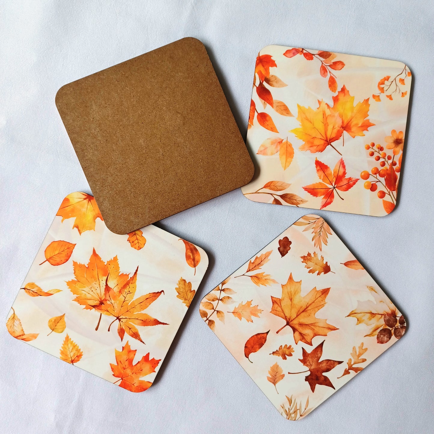 Sous-verres feuillages