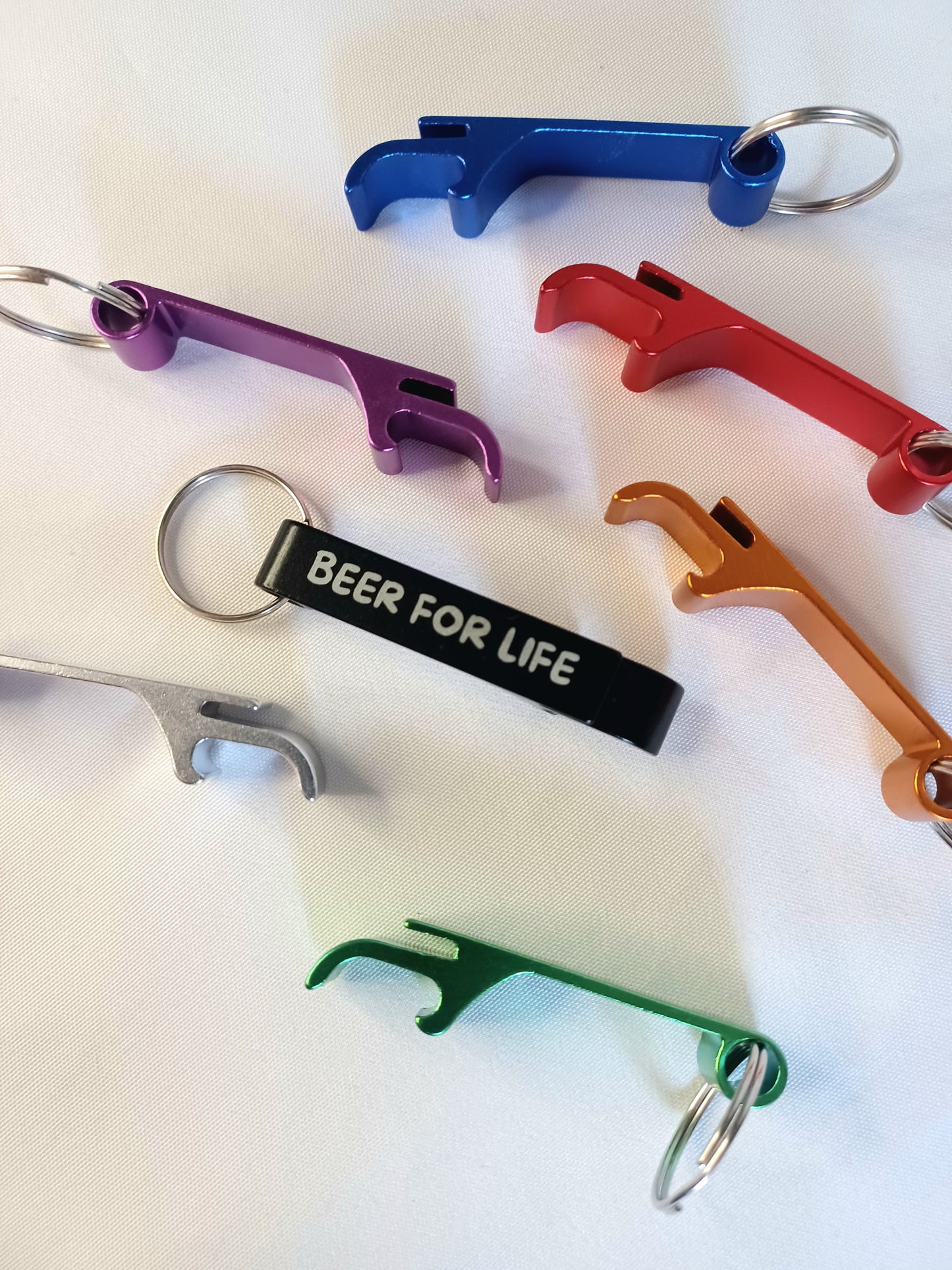 Porte-clés décapsuleur "BEER FOR LIFE"