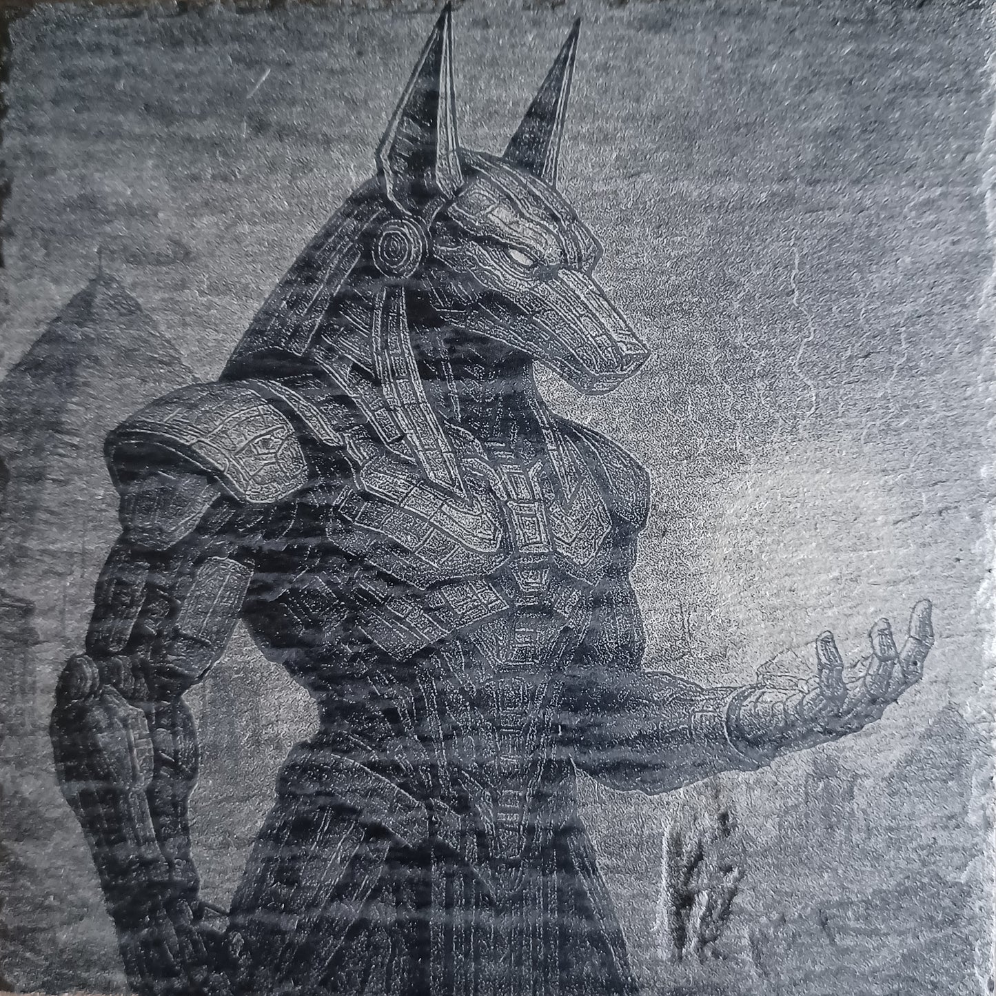 Sous-verre ardoise Anubis Body Armor