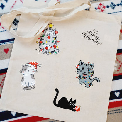Tote bag Meoury christmas