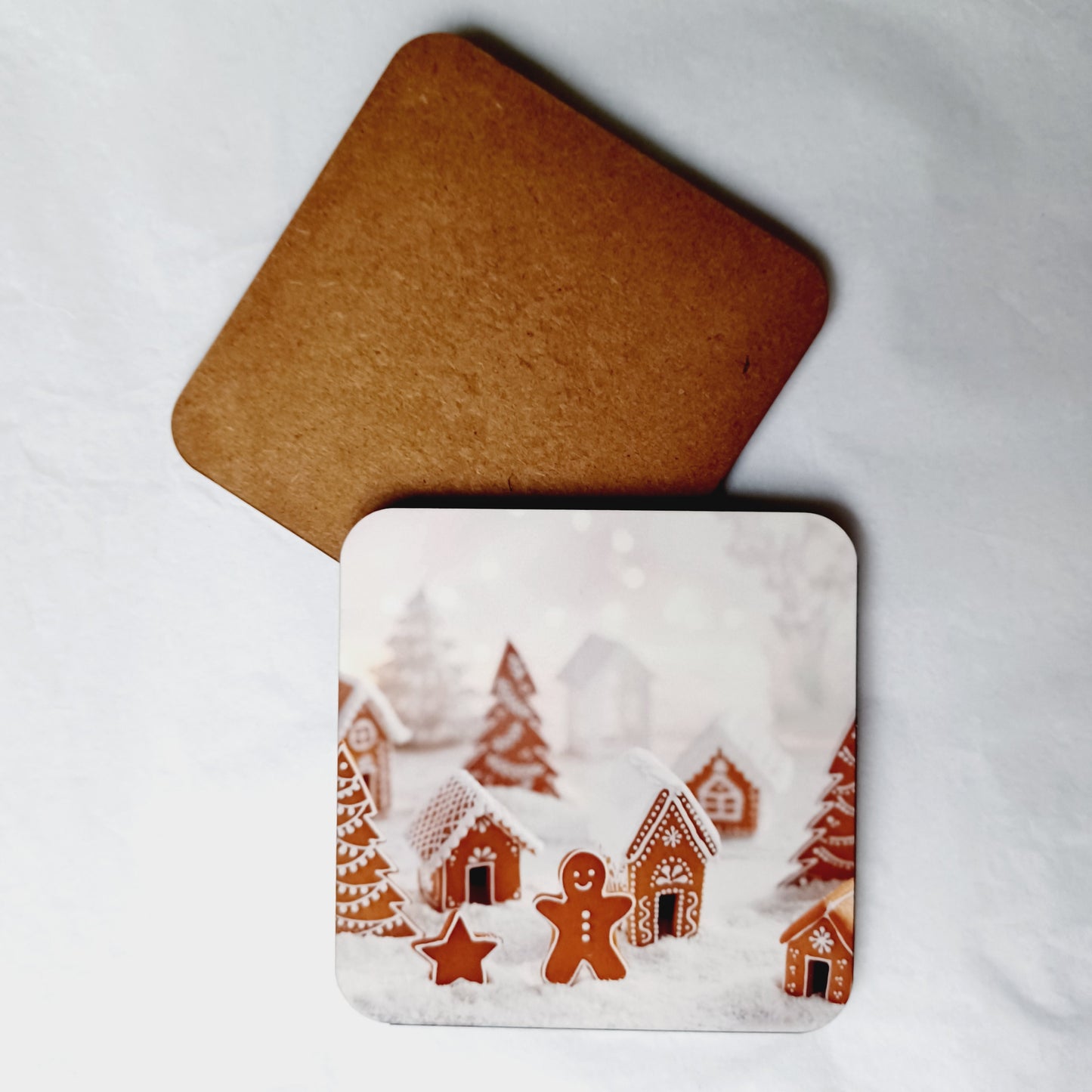 Sous-verres Noël blanc