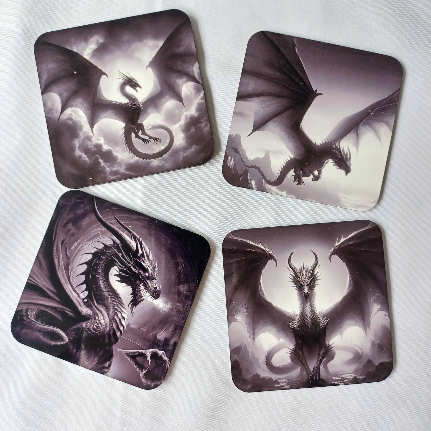 Sous-verres Dragon MDF