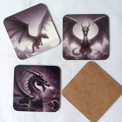 Sous-verres Dragon MDF