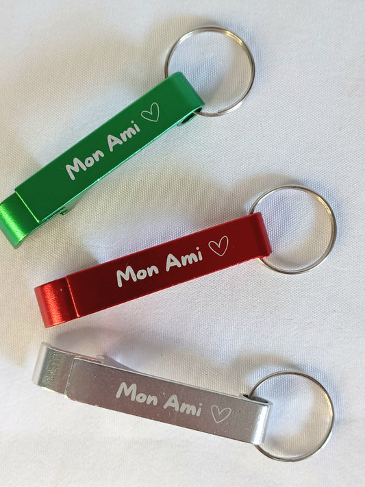 Porte-clés décapsuleur "Mon Ami"