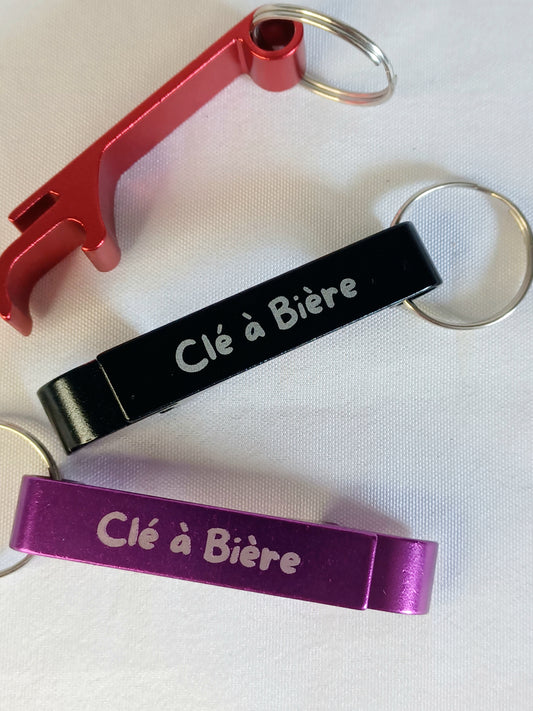 Porte-clés décapsuleur "Clé à Bière"