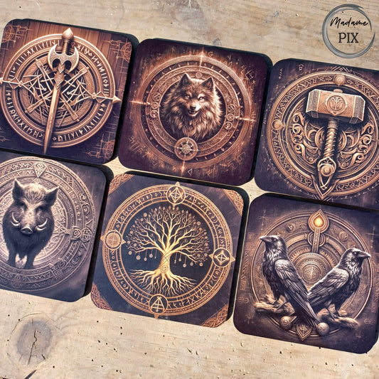 Sous-verres vikings