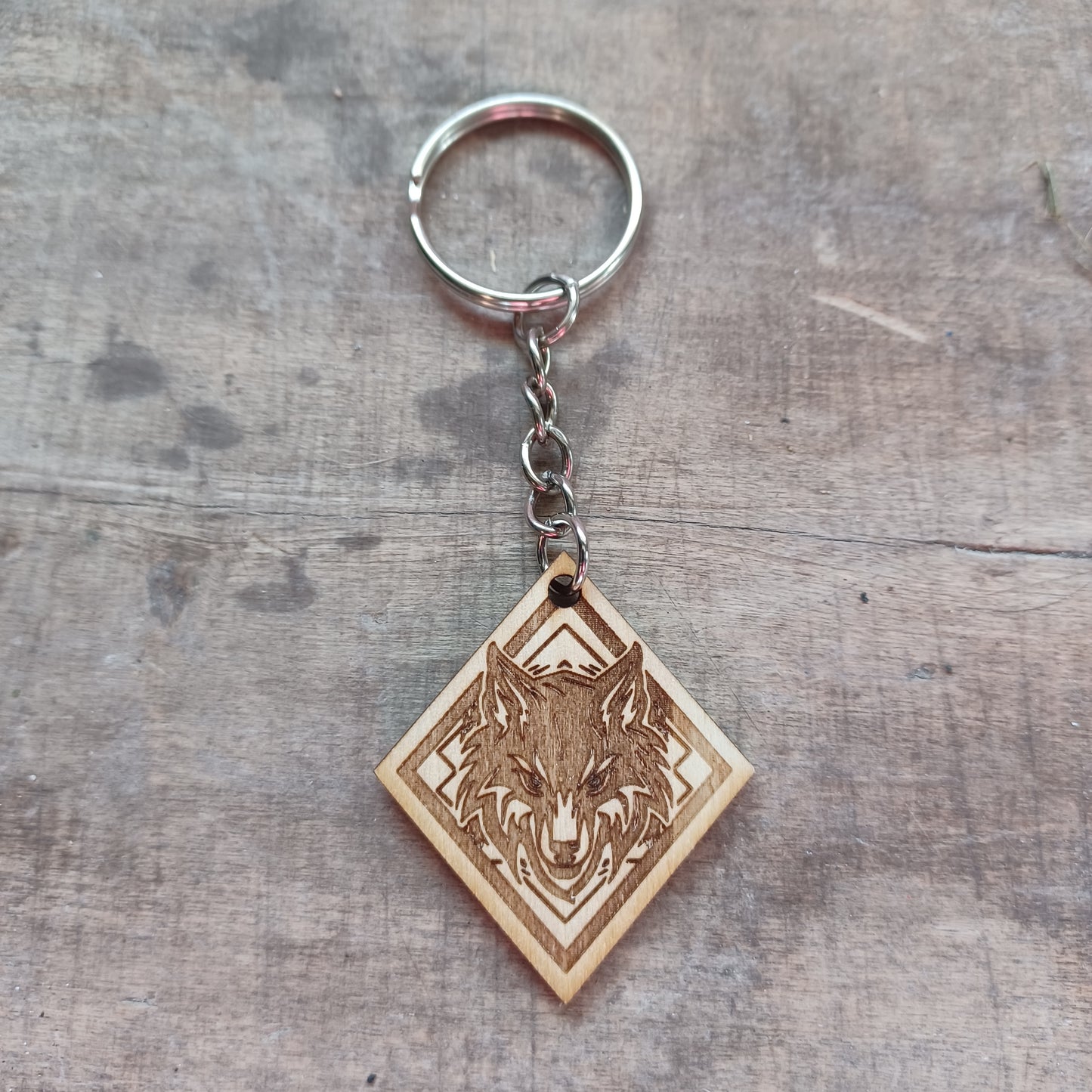 Porte-clés loup