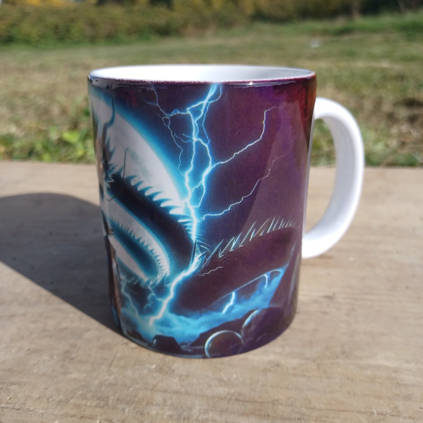 Mug dragon bleu