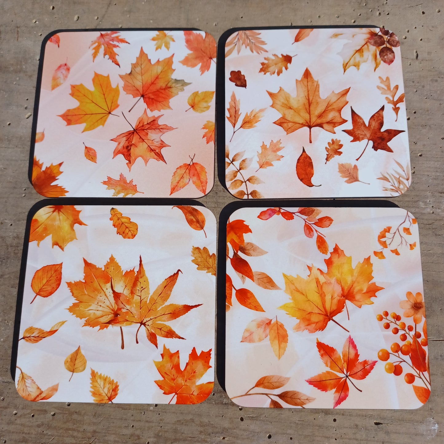 Sous-verres feuillages