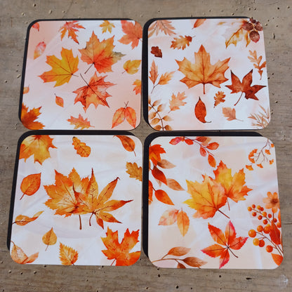 Sous-verres feuillages