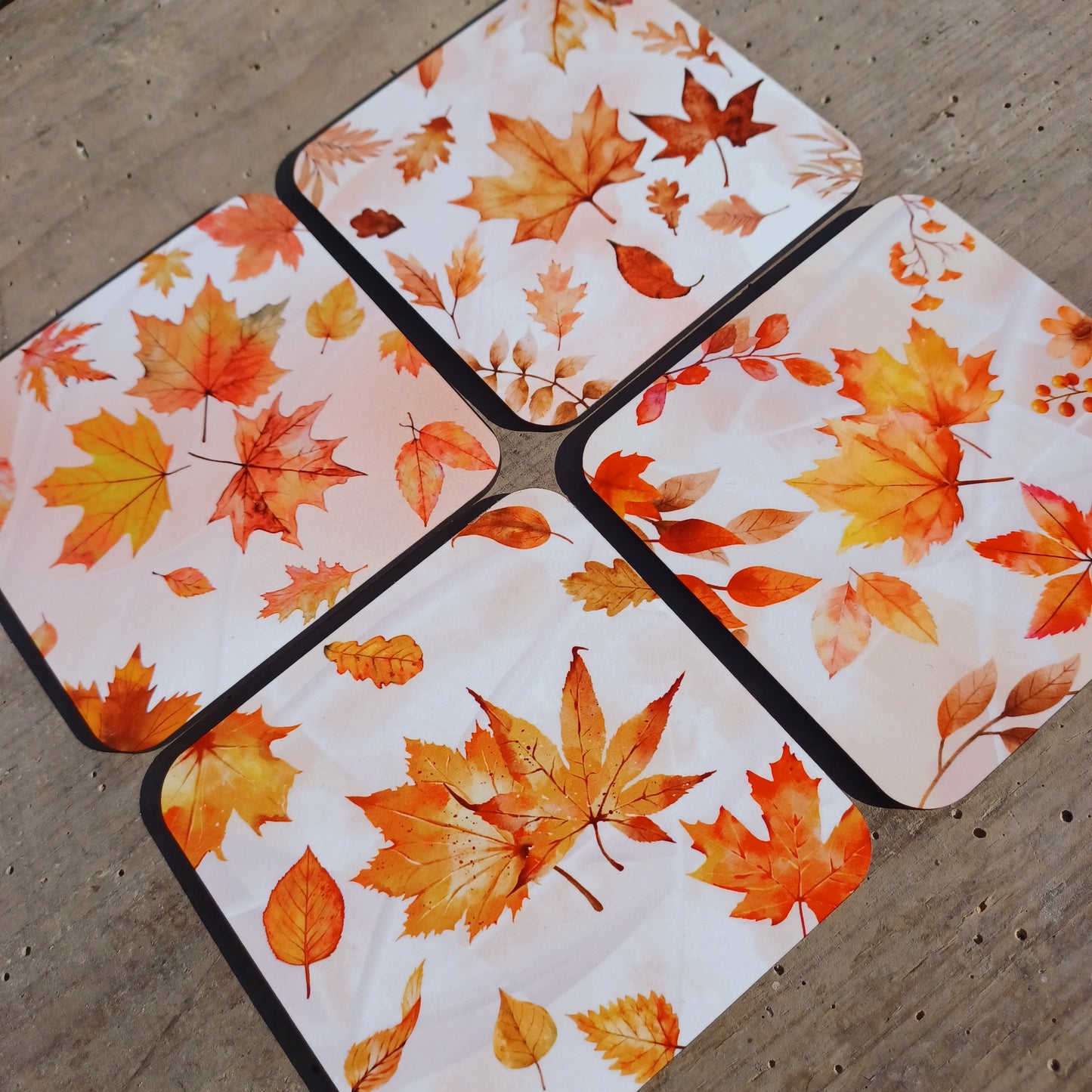 Sous-verres feuillages