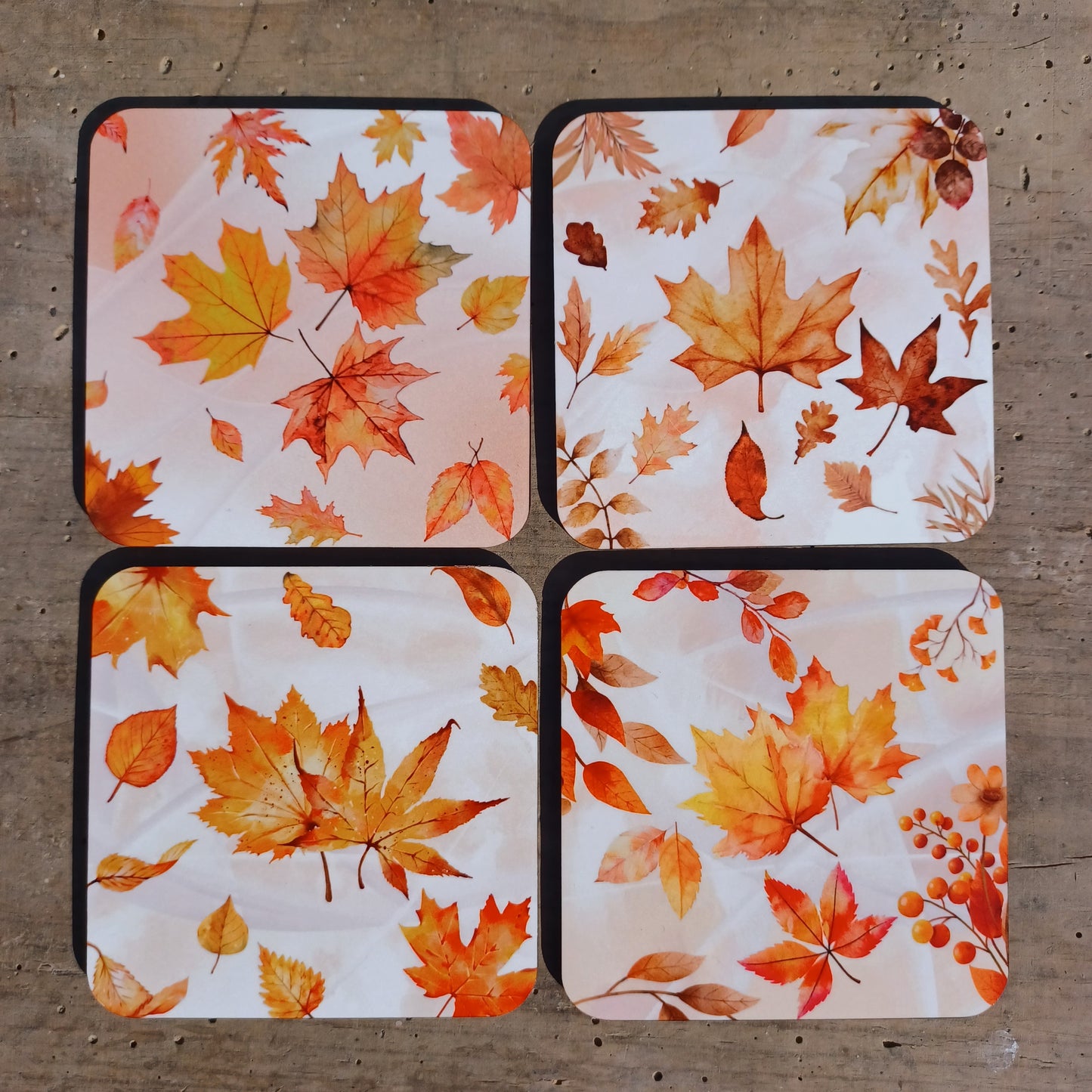 Sous-verres feuillages