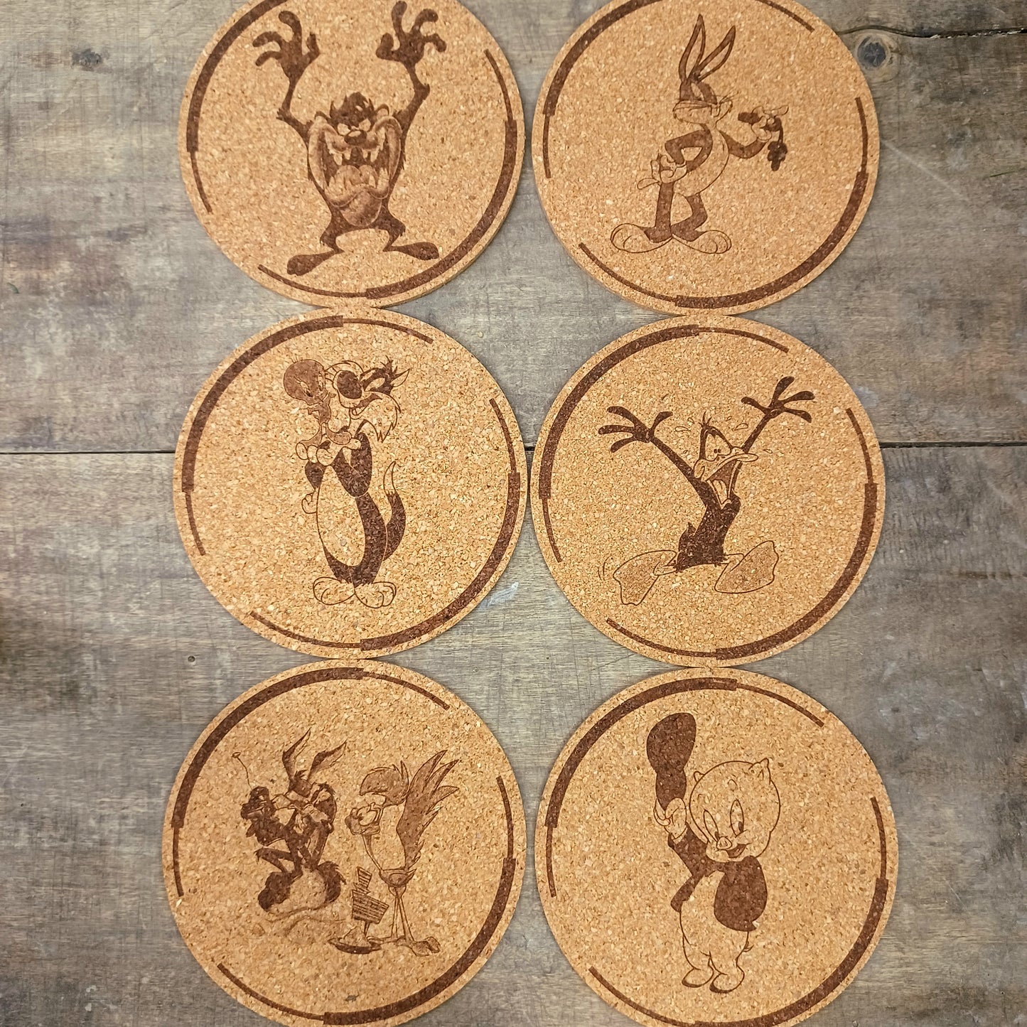 Sous-verres Looney Tunes