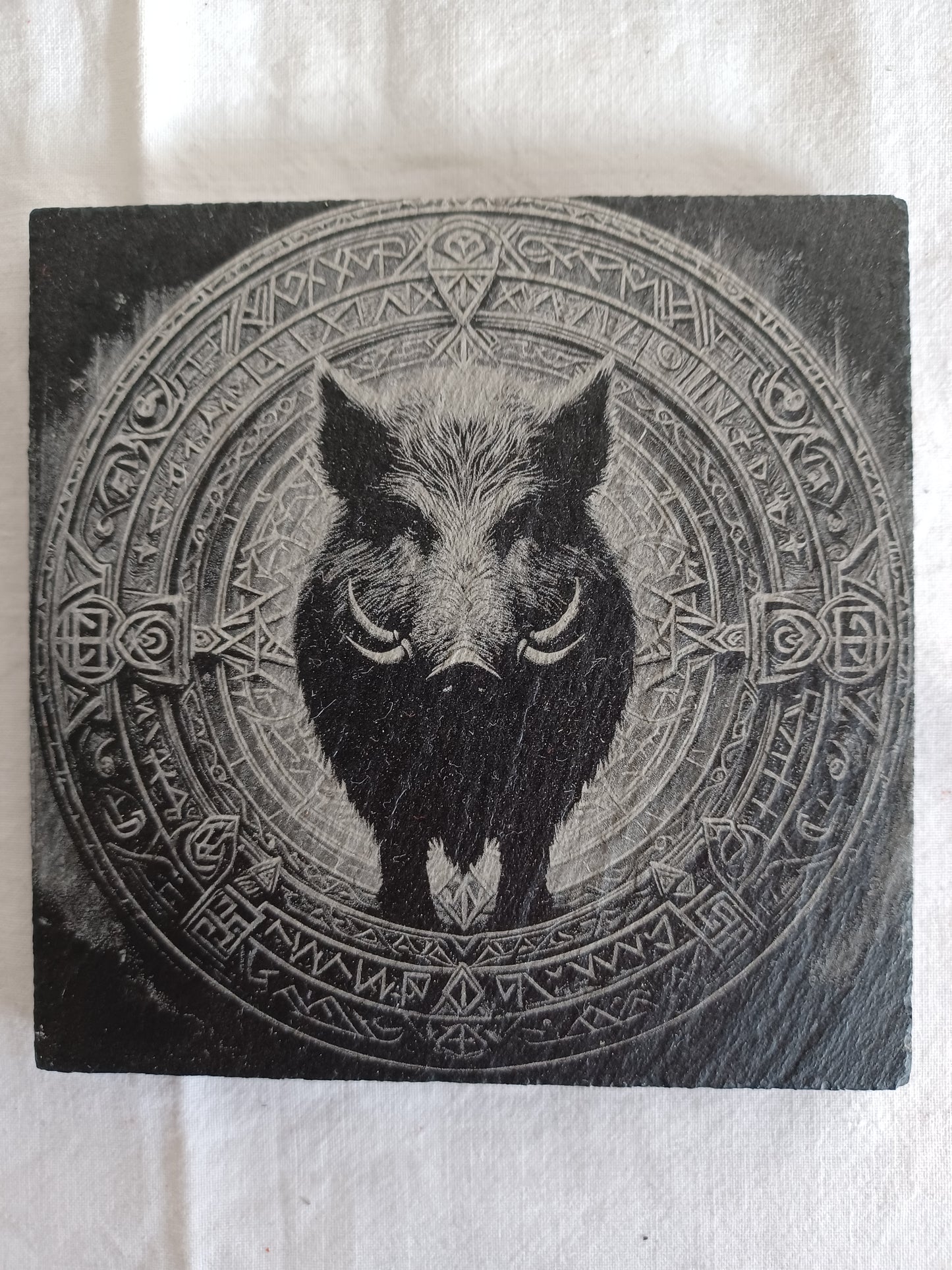 Sous-verres ardoise viking