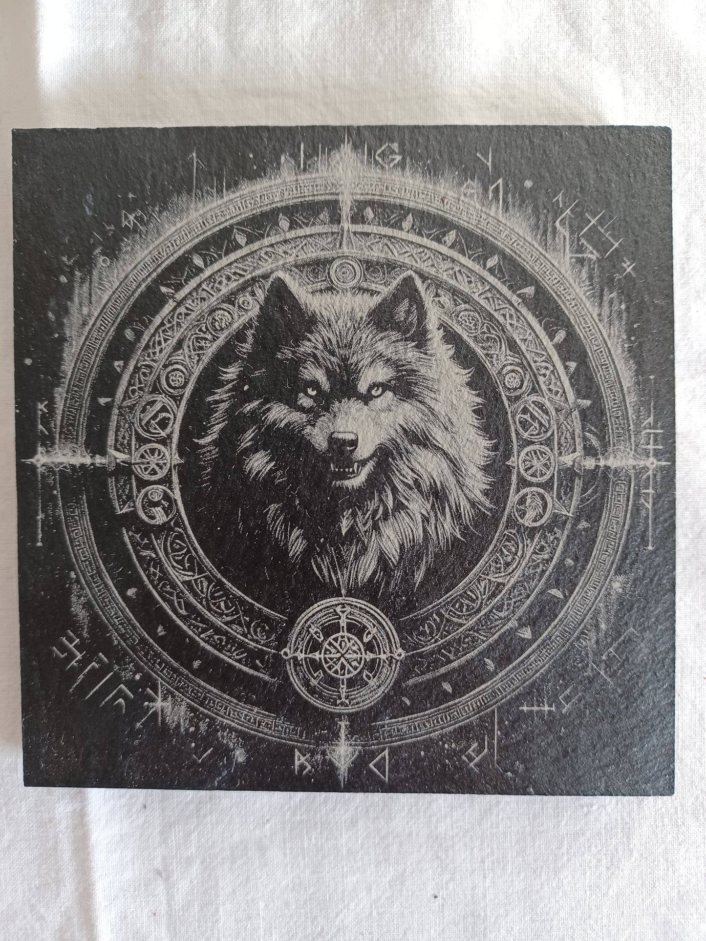 Sous-verres ardoise viking