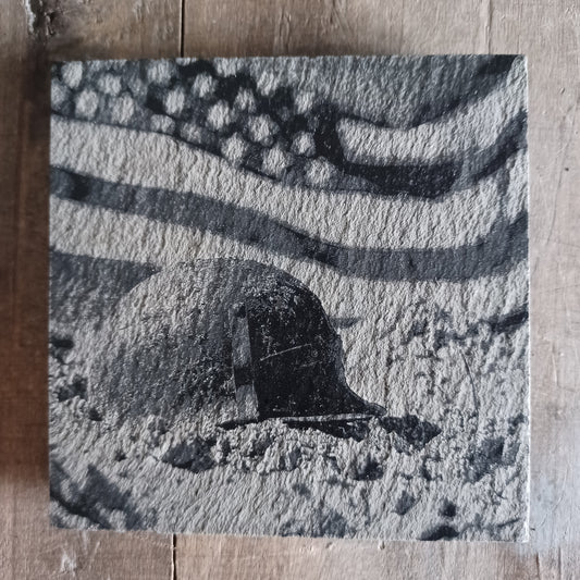 Sous-verre ardoise USA