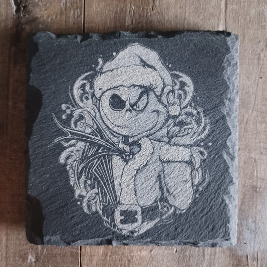 Sous-verre ardoise Grinch -  Monsieur Jack