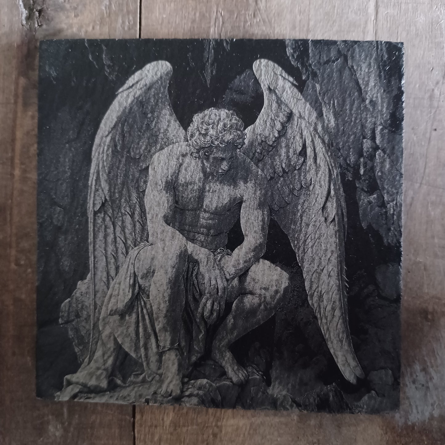 Sous-verre ardoise Ange