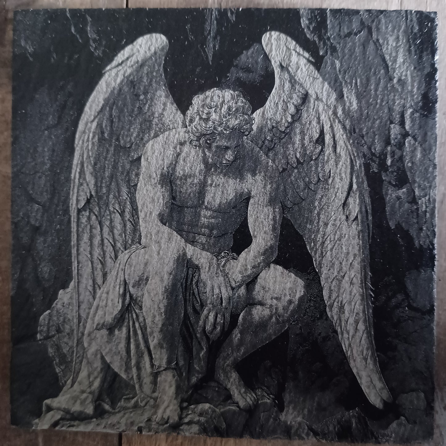 Sous-verre ardoise Ange