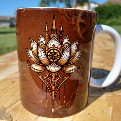 Mug Lotus Steampunk