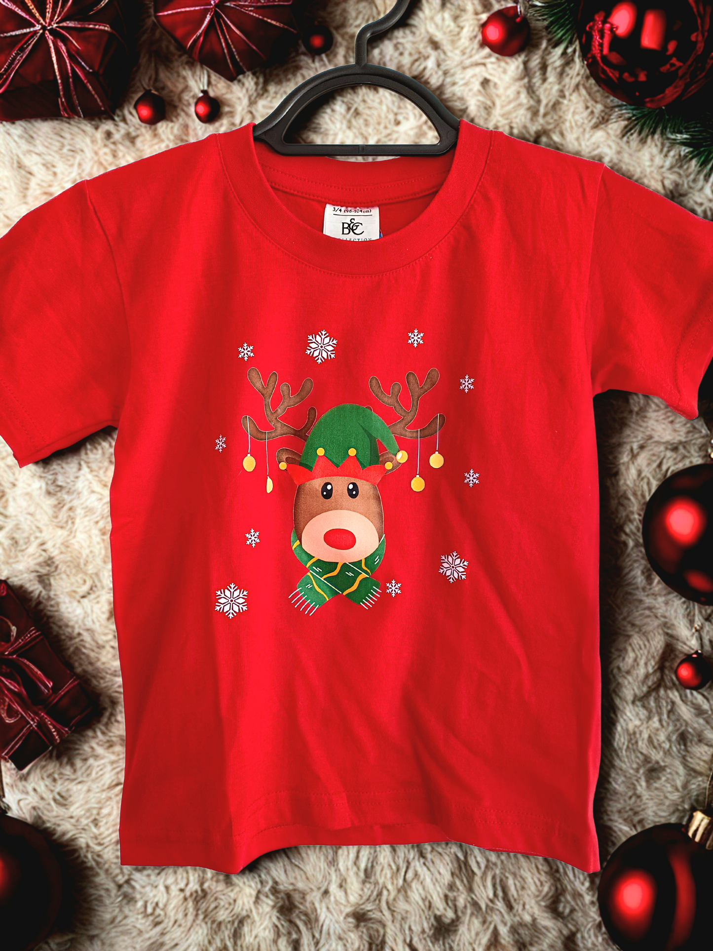 Tee-shirt enfant Renne de Noël